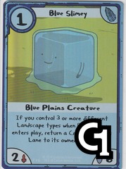 Blue Slimey Foil